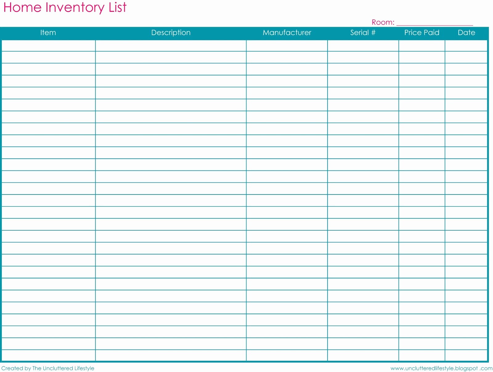Free Printable Inventory Sheets New Finally Here Home Management Binder Printables Find