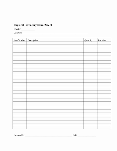 Free Printable Inventory Sheets Pdf Beautiful Download Inventory Checklist Template Excel Pdf