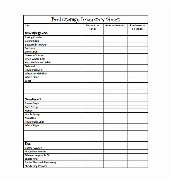 Free Printable Inventory Sheets Pdf Elegant Inventory Template – 25 Free Word Excel Pdf Documents