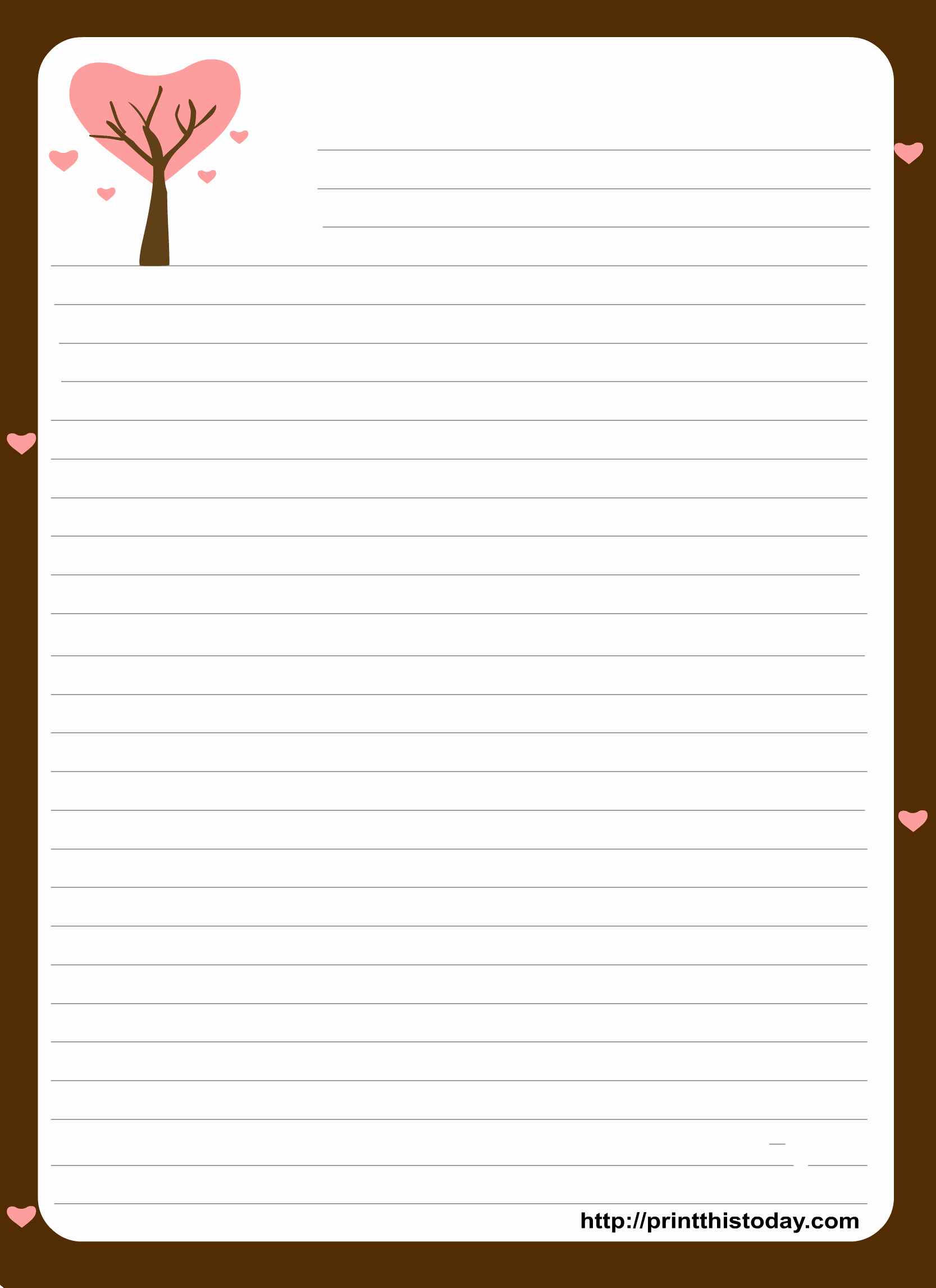 Free Printable Lined Stationery Best Of Free Printable Stationery Paper