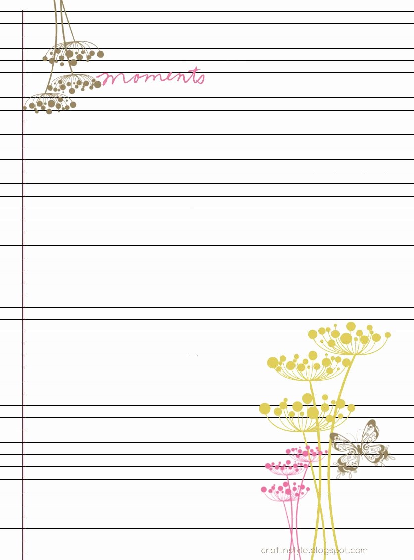 Free Printable Lined Stationery Lovely Rina Loves Free Printable Stationary