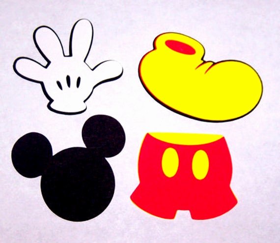 Free Printable Mickey Mouse Cutouts Awesome 32 Mickey Mouse 2 Inch Cut Shapes