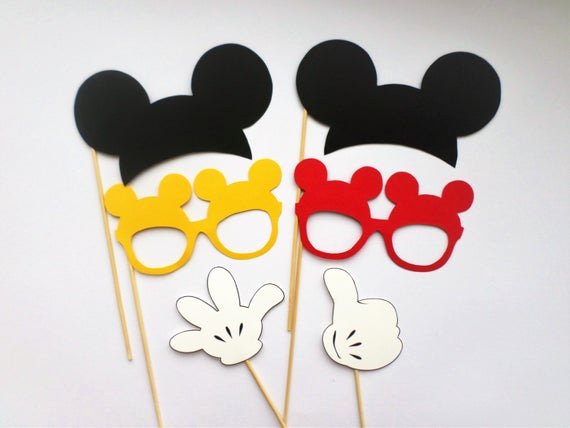 Free Printable Mickey Mouse Cutouts Inspirational Items Similar to Booth Props Mickey Mouse Photo