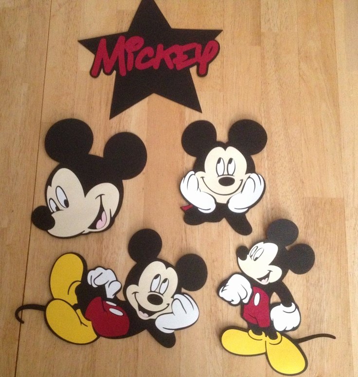 Free Printable Mickey Mouse Cutouts New Mickey Mouse Cutouts Mickey Party