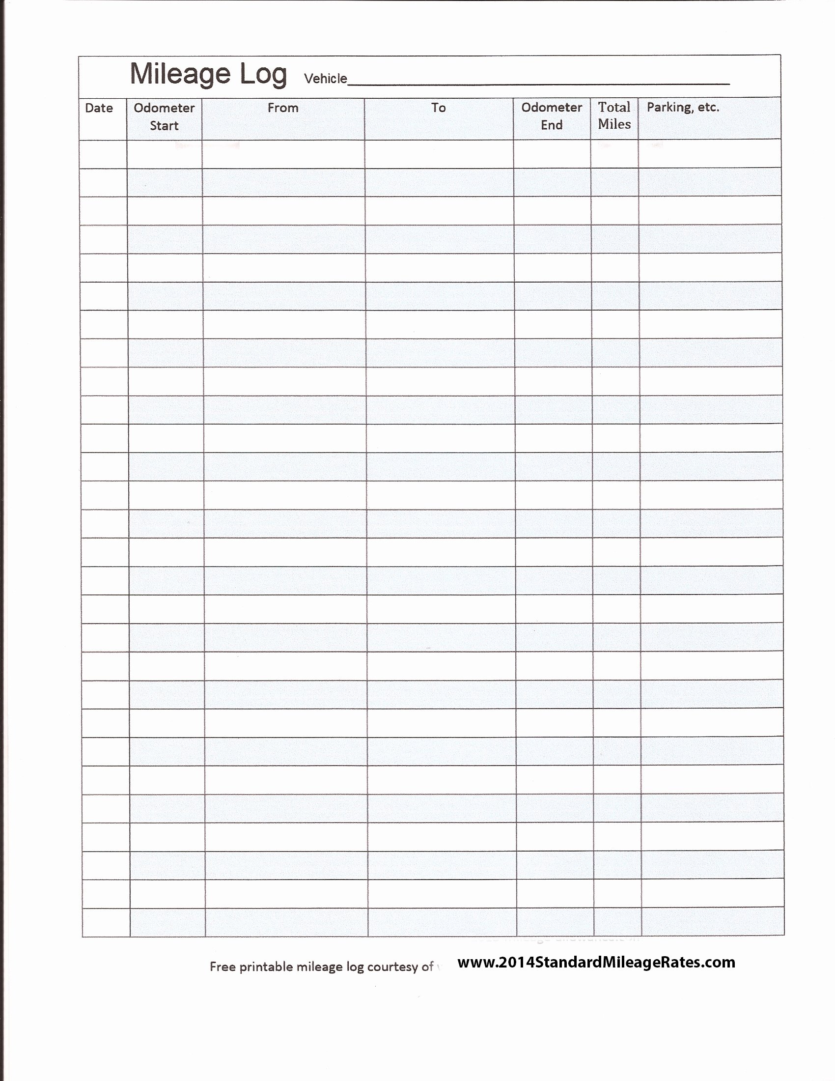 Free Printable Mileage Log Awesome Gas Log Sheet Pertamini