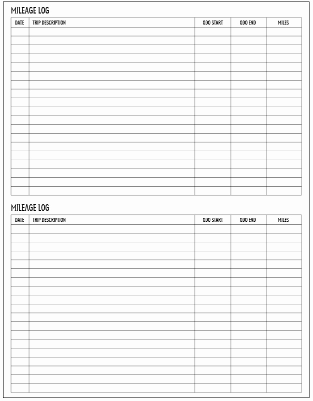 Free Printable Mileage Log Fresh Motivated Monday… On Tuesday… Mileage Log