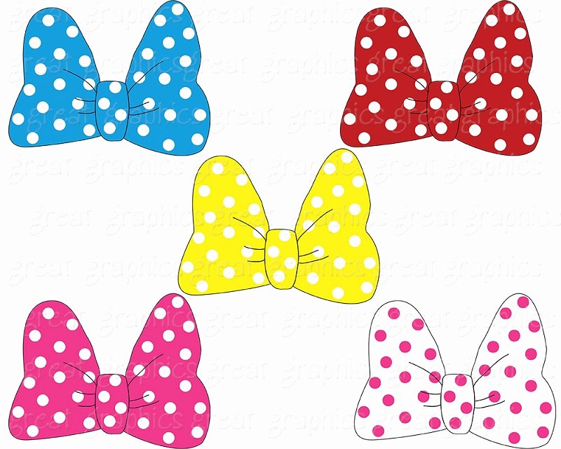 Free Printable Minnie Mouse Bow Template New Minnie Mouse Bow Clip Art Free Clipground