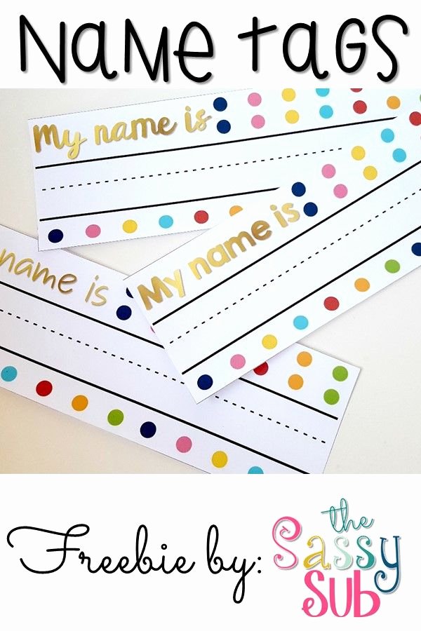 Free Printable Name Tags for Preschoolers Beautiful Best 25 School Name Tags Ideas On Pinterest