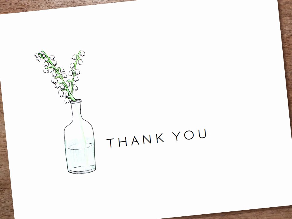 Free Printable Note Card Template Elegant Printable Thank You Card Template Instant Download by Empapers