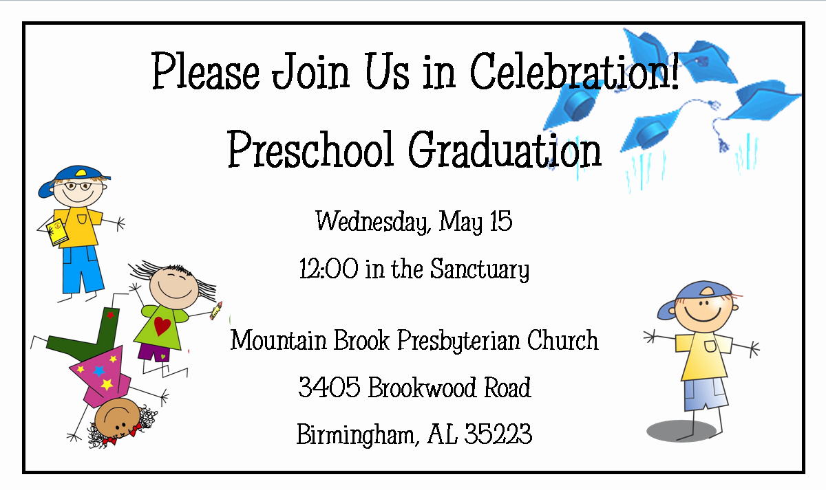 Free Printable Preschool Graduation Program Templates Beautiful Preschool Graduation