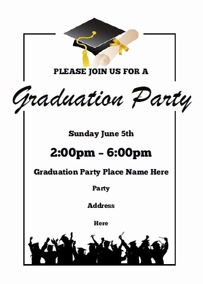 Free Printable Preschool Graduation Program Templates Best Of Graduation Party Invitations Free Printable