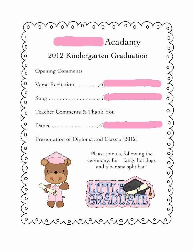 Free Printable Preschool Graduation Program Templates Luxury the Nature Of Grace Homeschool theme Of the Week