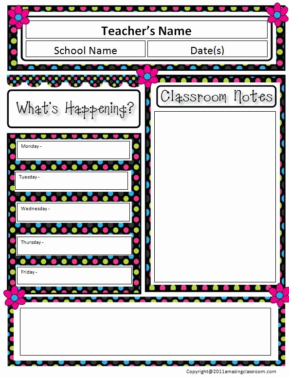 Free Printable Preschool Newsletter Templates Awesome 21 Best Classroom Newsletters Images On Pinterest