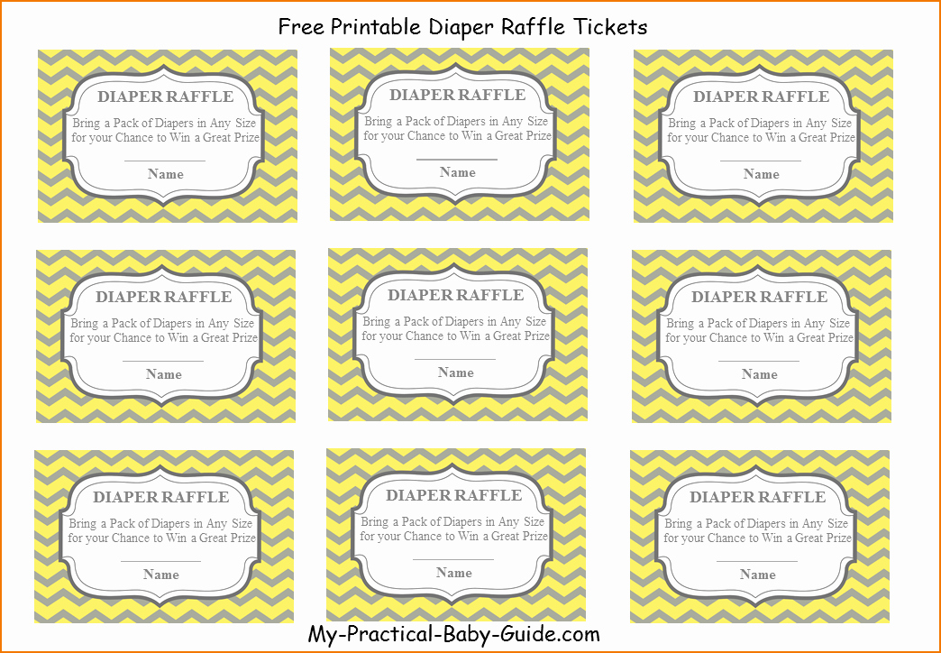 Free Printable Raffle Tickets with Stubs Best Of 4 Printable Raffle Tickets