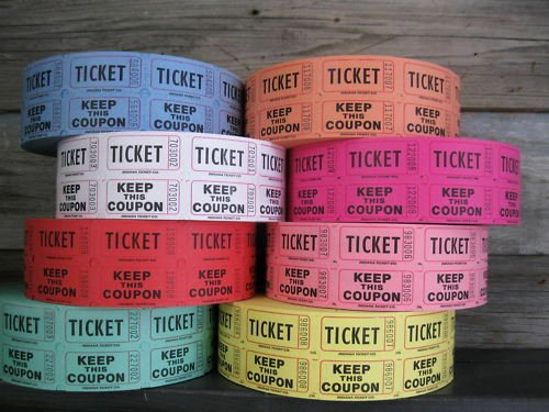 Free Printable Raffle Tickets with Stubs Fresh 1 Case 20 Rolls Of Double Stub 50 50 Raffle Tickets