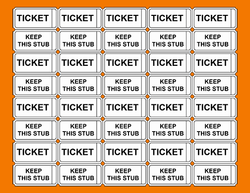 Free Printable Raffle Tickets with Stubs Fresh 6 Free Printable Raffle Tickets Template