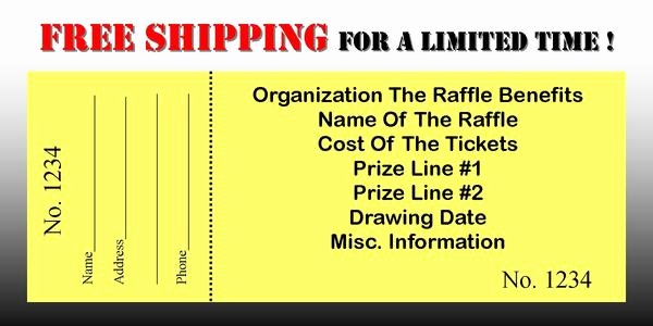 Free Printable Raffle Tickets with Stubs New ordering Custom Printed Raffle Tickets is Easy Simply