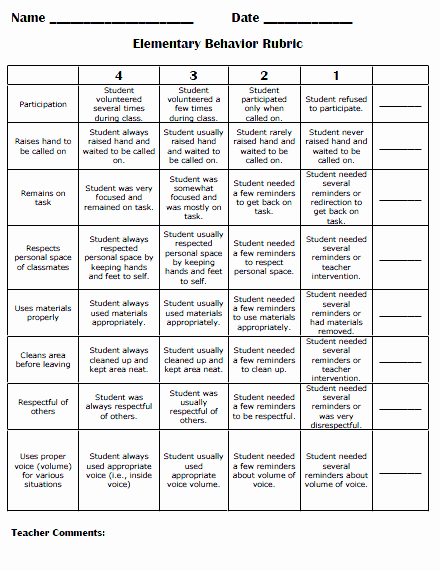 Free Printable Rubric Template Beautiful Free Rubric Maker Template the Best Free software for