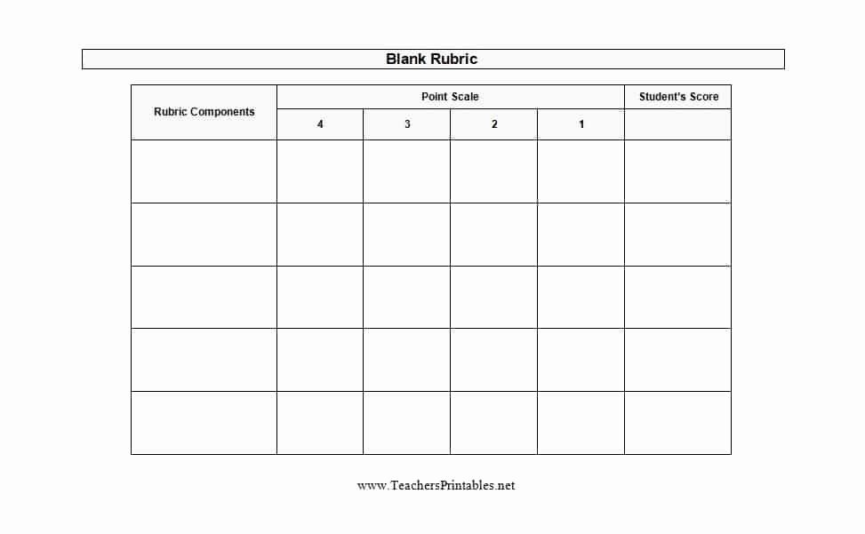 Free Printable Rubric Template Elegant 46 Editable Rubric Templates Word format Template Lab