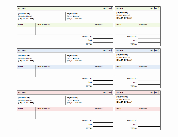 Free Printable Sales Receipt Fresh 12 Free Sales Receipt Templates Word Excel Pdf