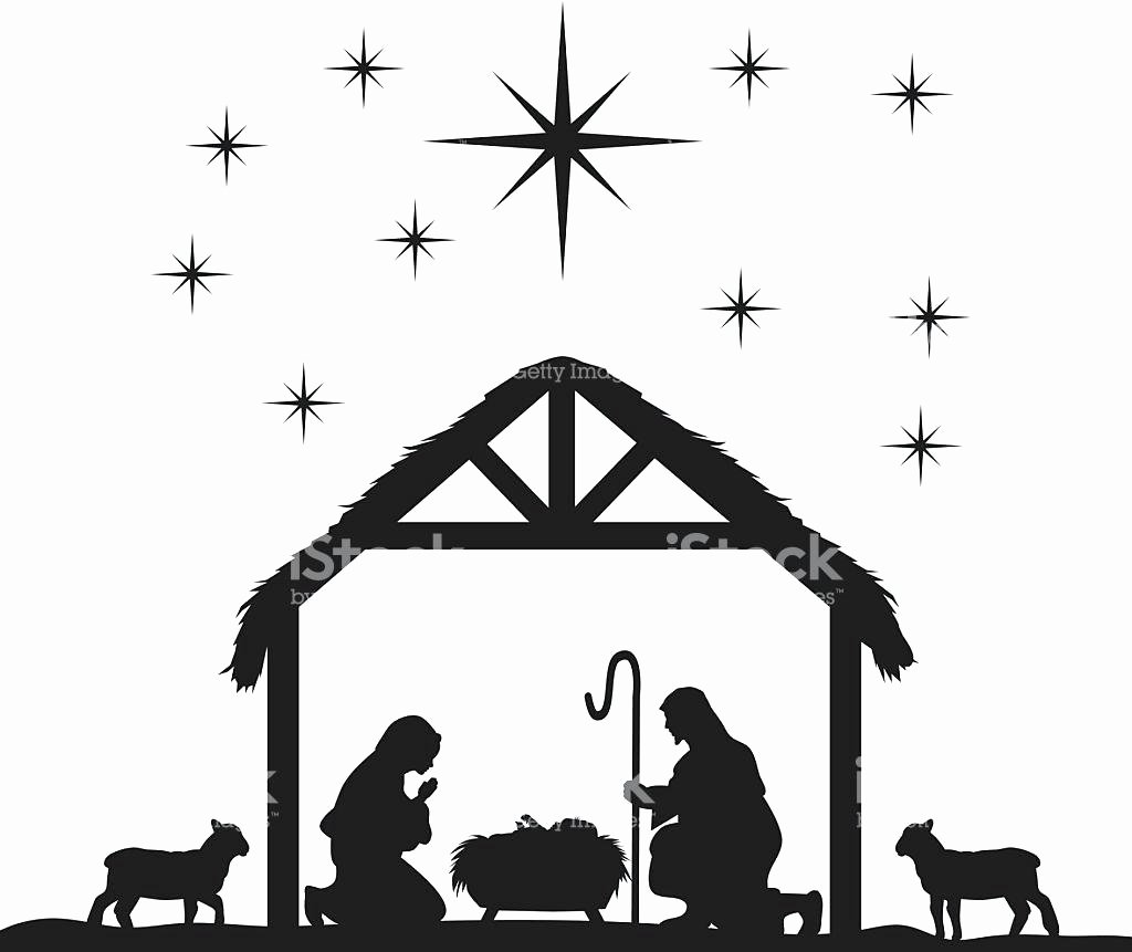 Free Printable Silhouette Of Nativity Scene Awesome Free Printable Nativity Silhouette at Getdrawings