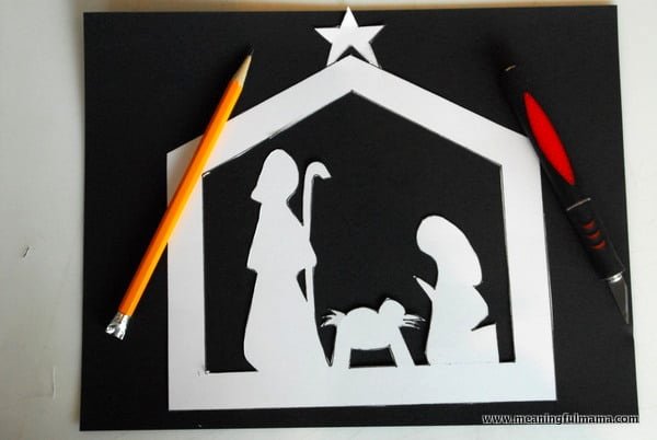 Free Printable Silhouette Of Nativity Scene Awesome Stained Glass Nativity Craft Teaches Hope