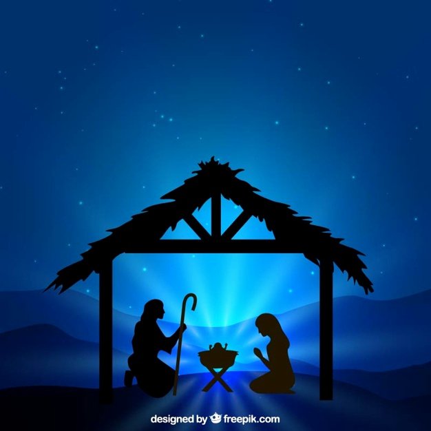 Free Printable Silhouette Of Nativity Scene Elegant Nativity Scene Silhouette Illustration Vector