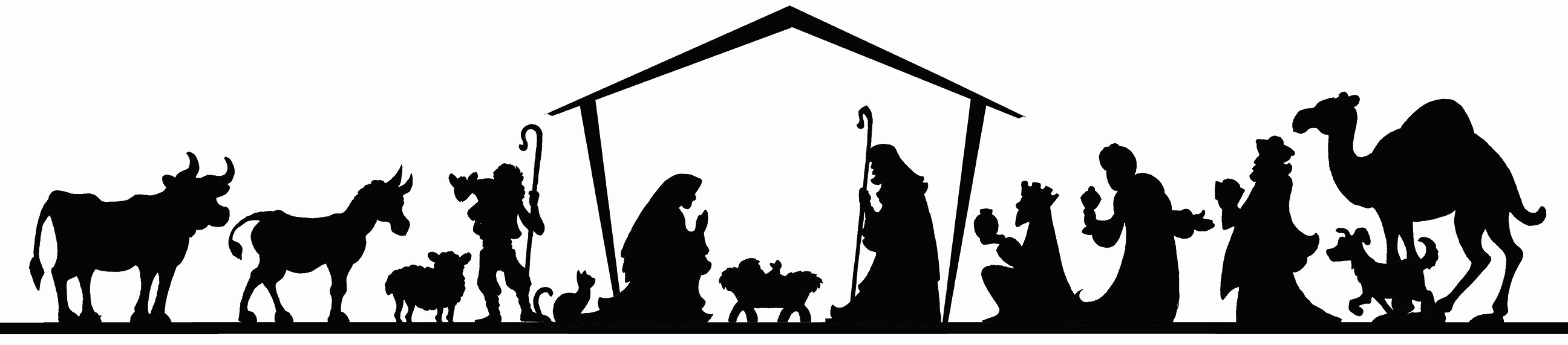 Free Printable Silhouette Of Nativity Scene Fresh How to Diy Nativity Board