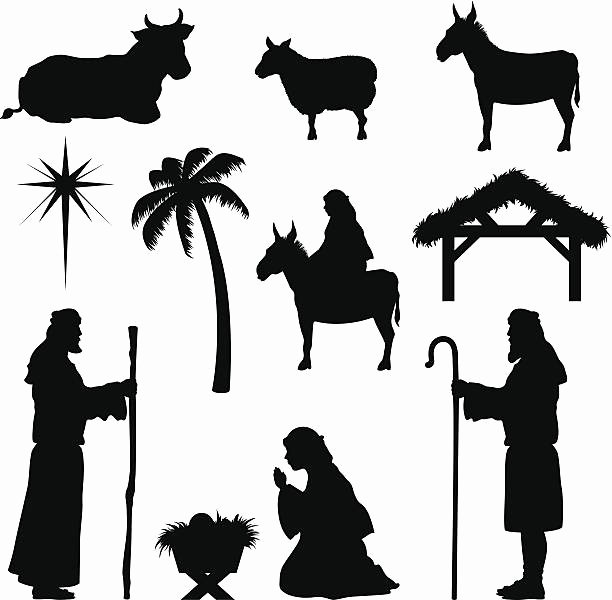 Free Printable Silhouette Of Nativity Scene Luxury Royalty Free Shepherd Clip Art Vector