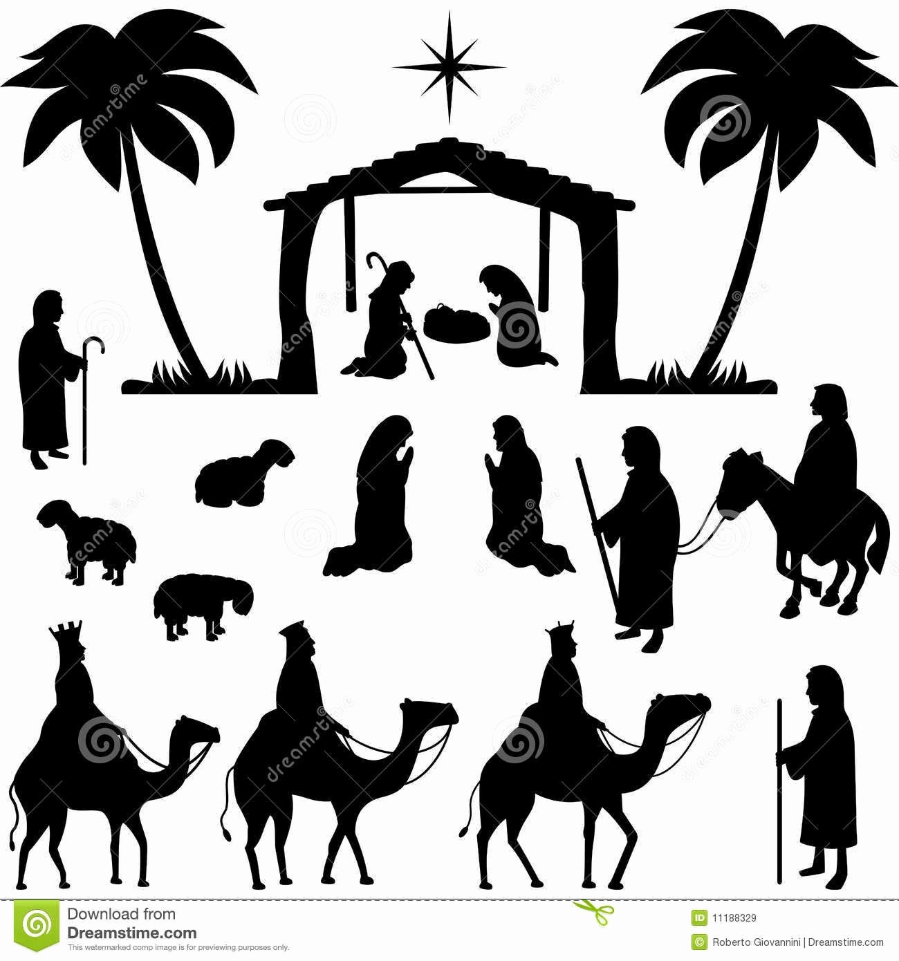 Free Printable Silhouette Of Nativity Scene Unique Io Sto Alla Porta A Busso