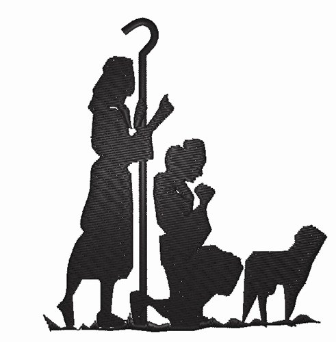 Free Printable Silhouette Of Nativity Scene Unique Nativity Silhouette Embroidery Design