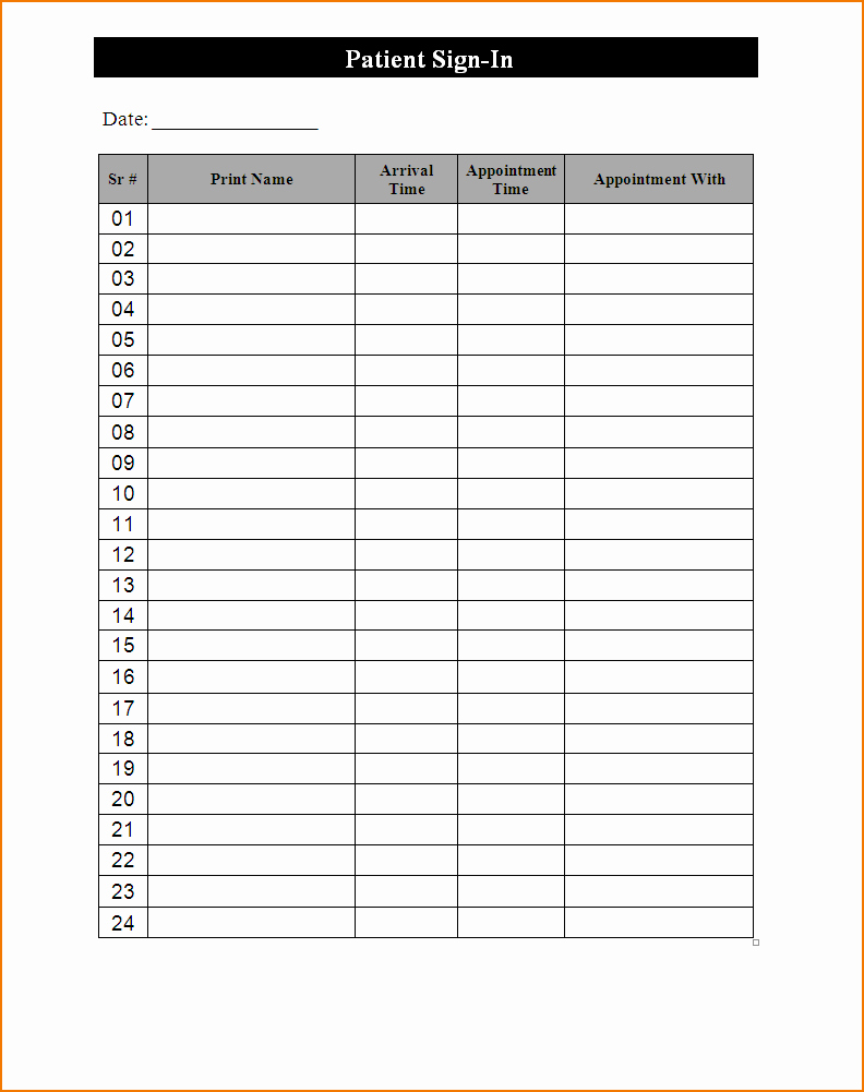 Free Printable Snack Sign Up Sheet