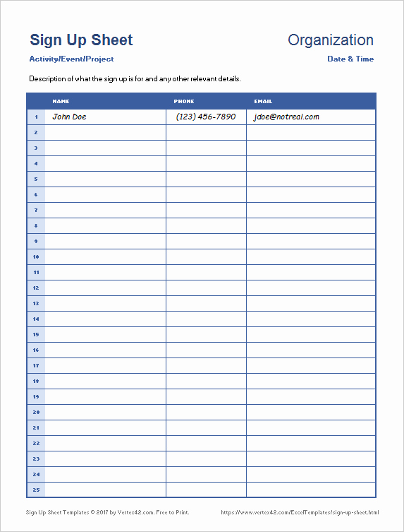 Free Printable Snack Sign Up Sheet Unique Sign Up Sheets Potluck Sign Up Sheet