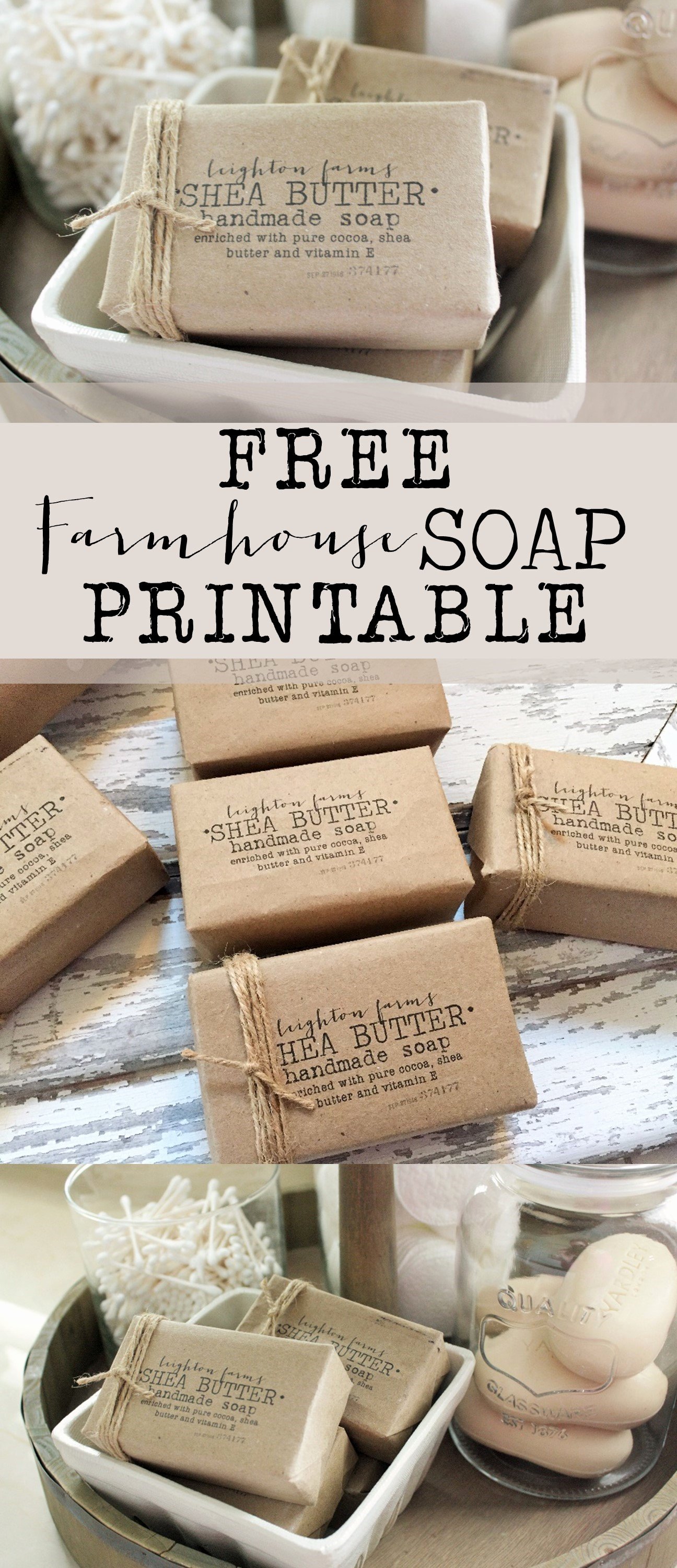 Free Printable soap Label Templates Lovely Free Farmhouse soap Printable House Of Hargrove