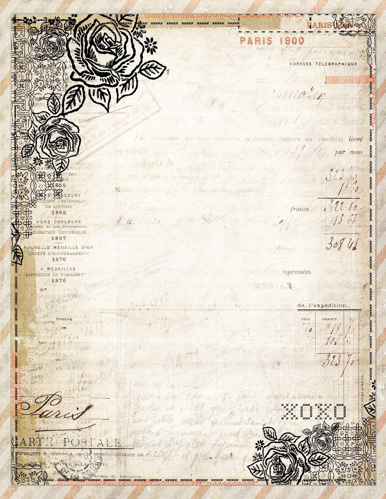 Free Printable Stationery Pdf Best Of Free to Download Printable Vintage Style French