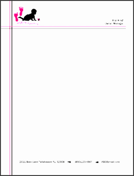 Free Printable Stationery Pdf Fresh 11 Professional Letterhead Template Sampletemplatess