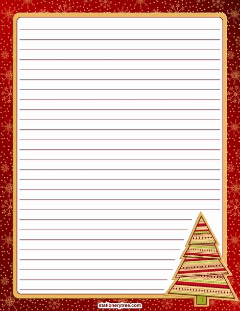 Free Printable Stationery Pdf Inspirational Printable Christmas Stationery and Writing Paper Free Pdf