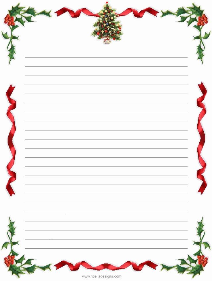 Free Printable Stationery Template Beautiful Free Printable Christmas Letterhead Printable Pages