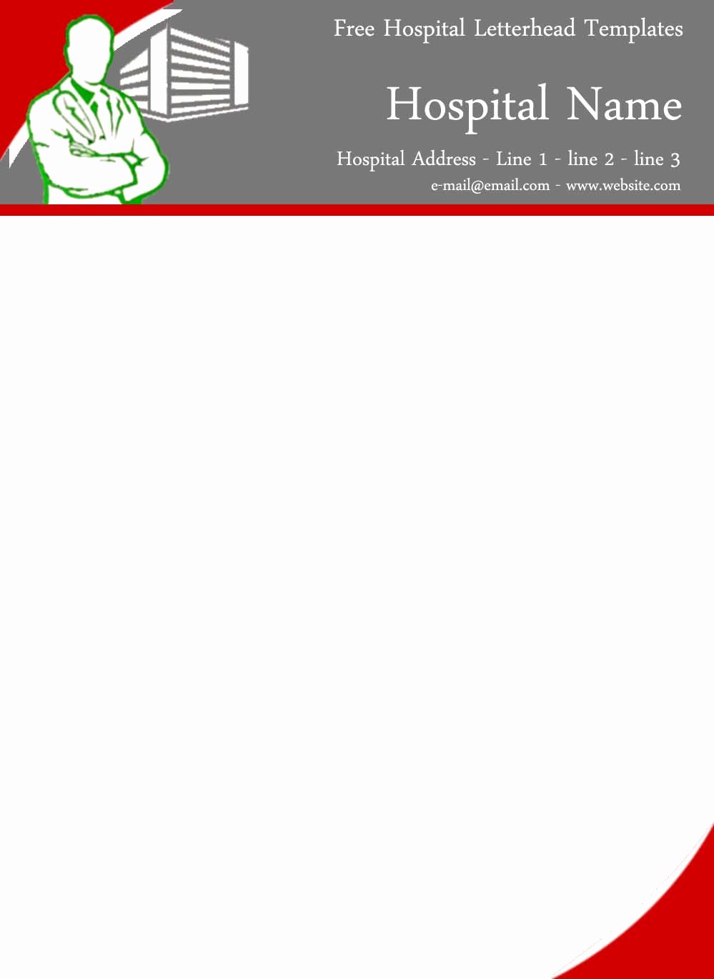 Free Printable Stationery Template Best Of Free Hospital Letterhead Templates