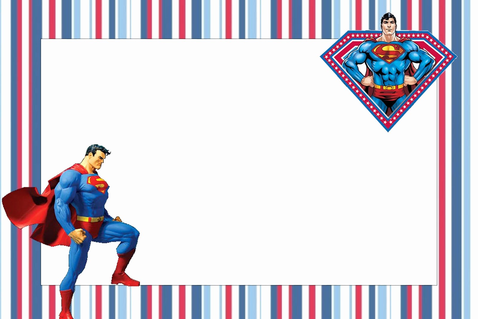 Free Printable Superman Template Unique Superman Free Printable Invitations