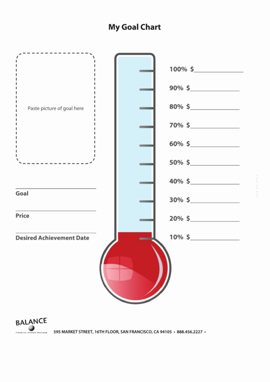 Free Printable thermometer Goal Chart Best Of top 8 Goal thermometer Templates Free to In Pdf