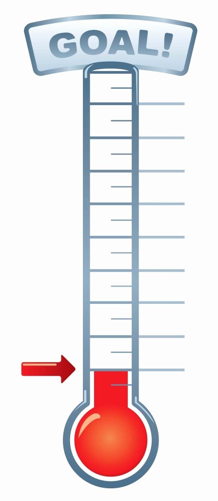 Free Printable thermometer Goal Chart Elegant Goal thermometer Template Professional Chart Excel