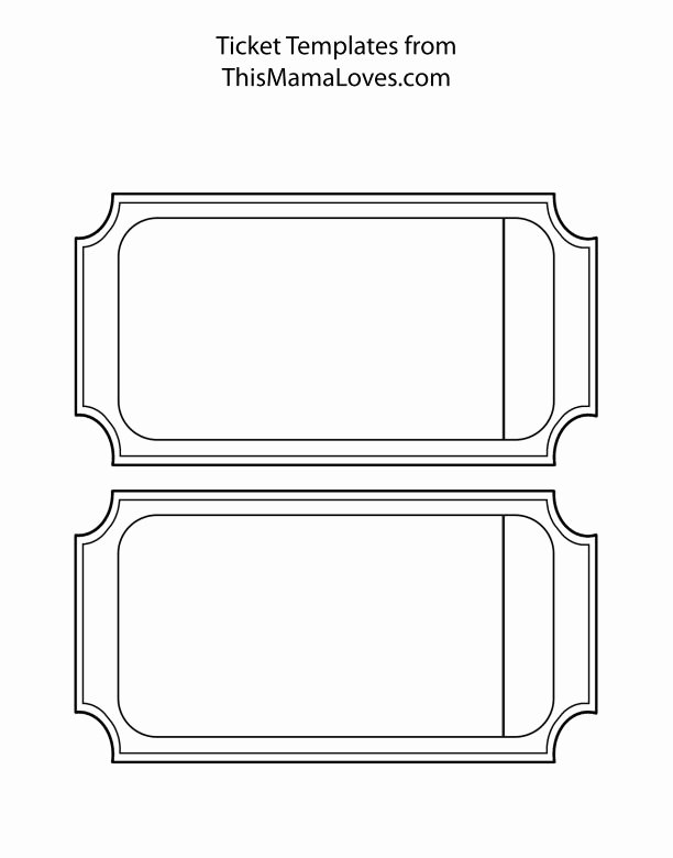 Free Printable Ticket Stub Template Unique 25 Best Ideas About Ticket Template On Pinterest
