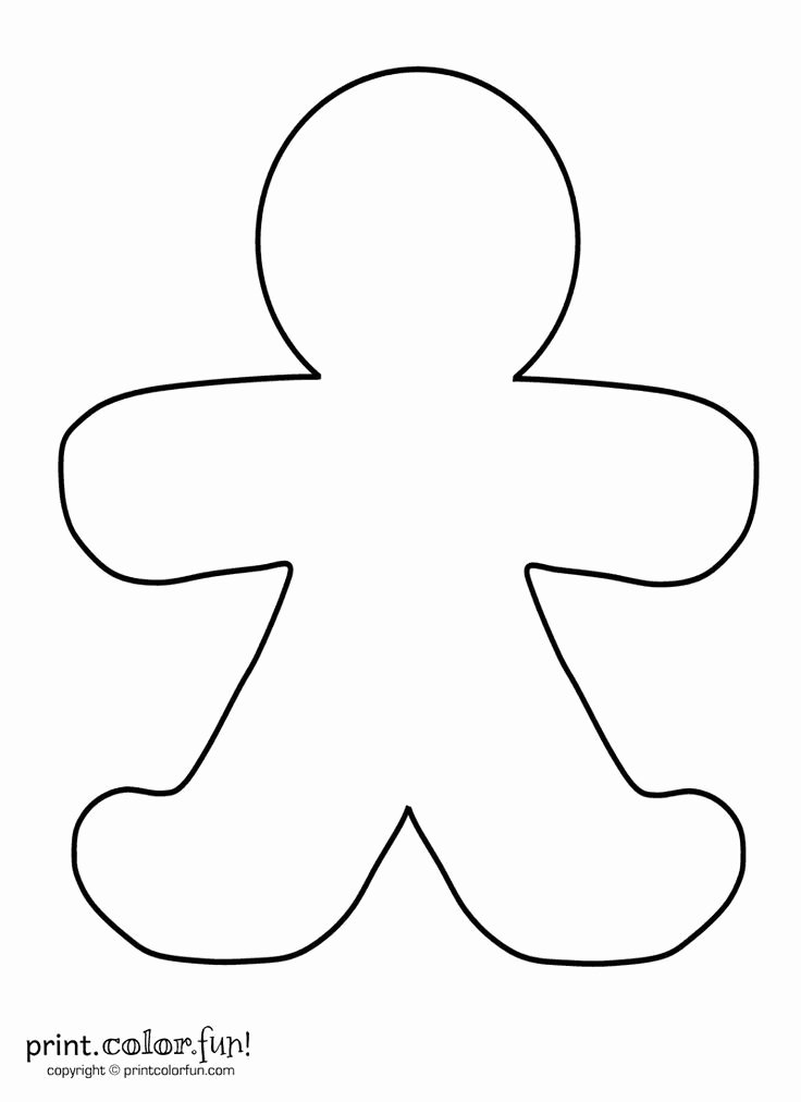 Free Printable Tree Template Lovely 25 Unique Gingerbread Man Template Ideas On Pinterest
