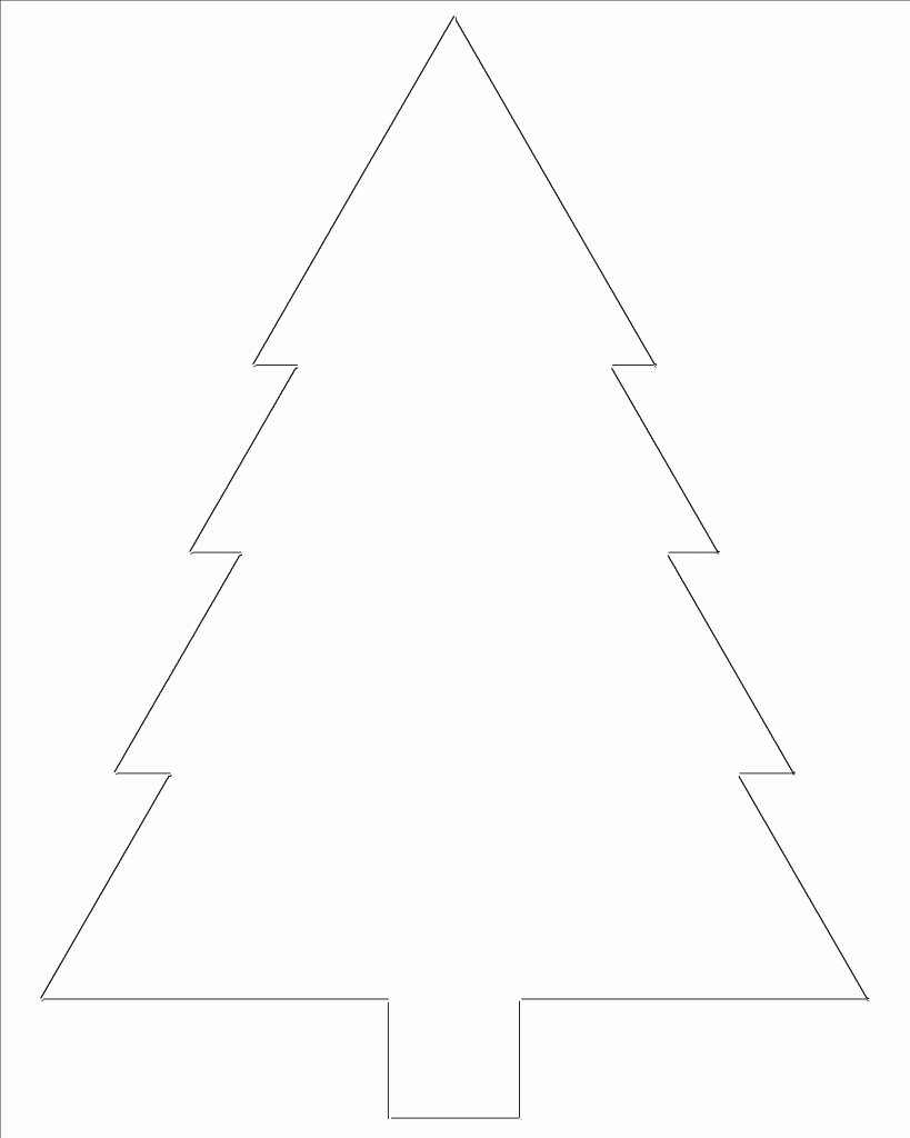 Free Printable Tree Template Luxury Free Printable Christmas Tree Templates