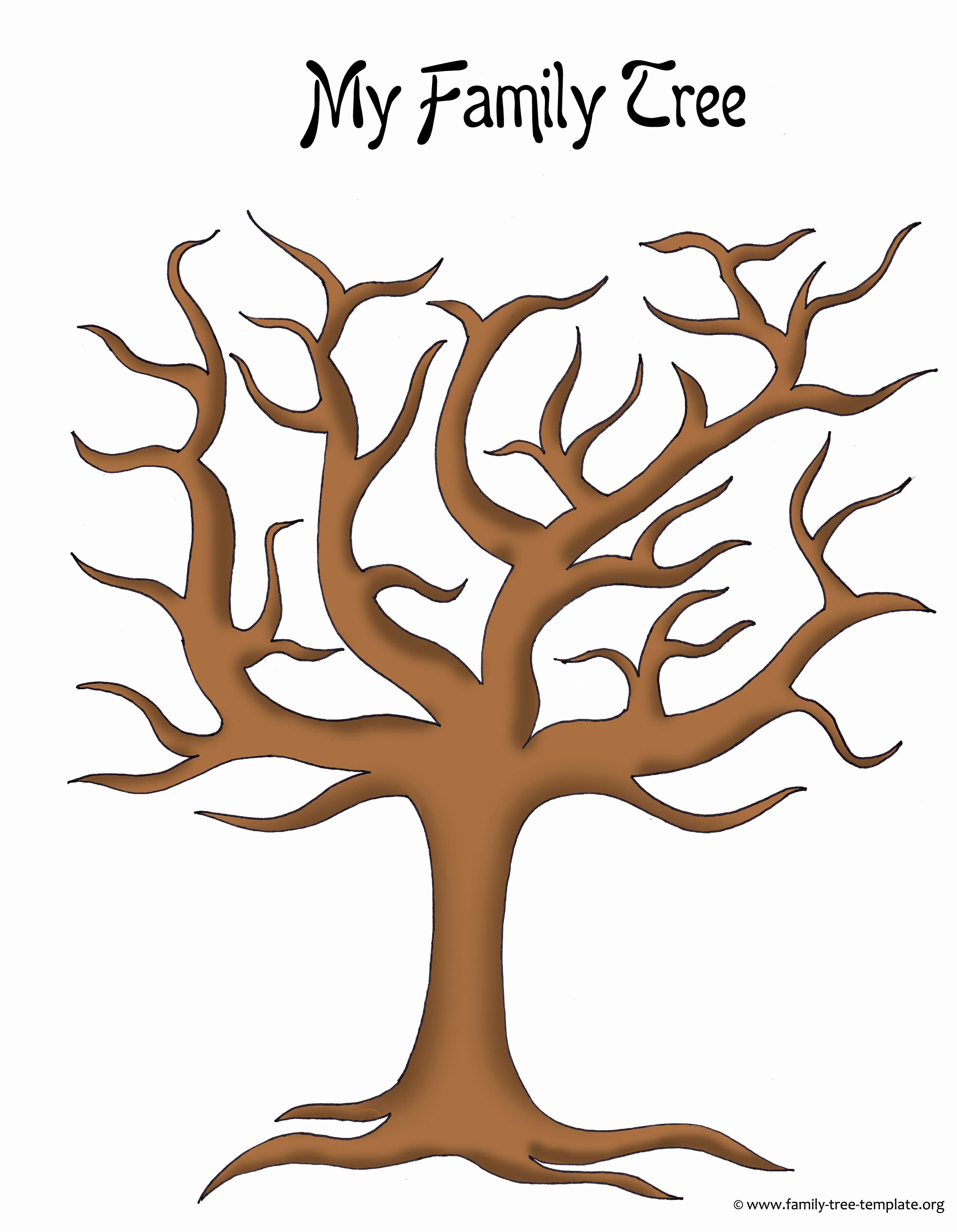 Free Printable Tree Template Luxury Make A Family Tree Easily with these Free Ancestry Charts