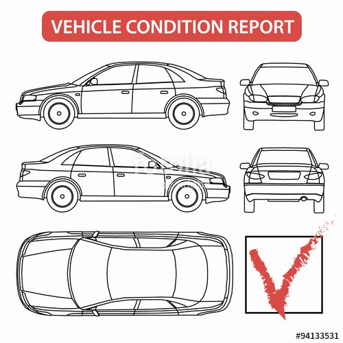 Free Printable Vehicle Condition Report Template Beautiful &quot;vehicle Condition Report Car Checklist Auto Damage