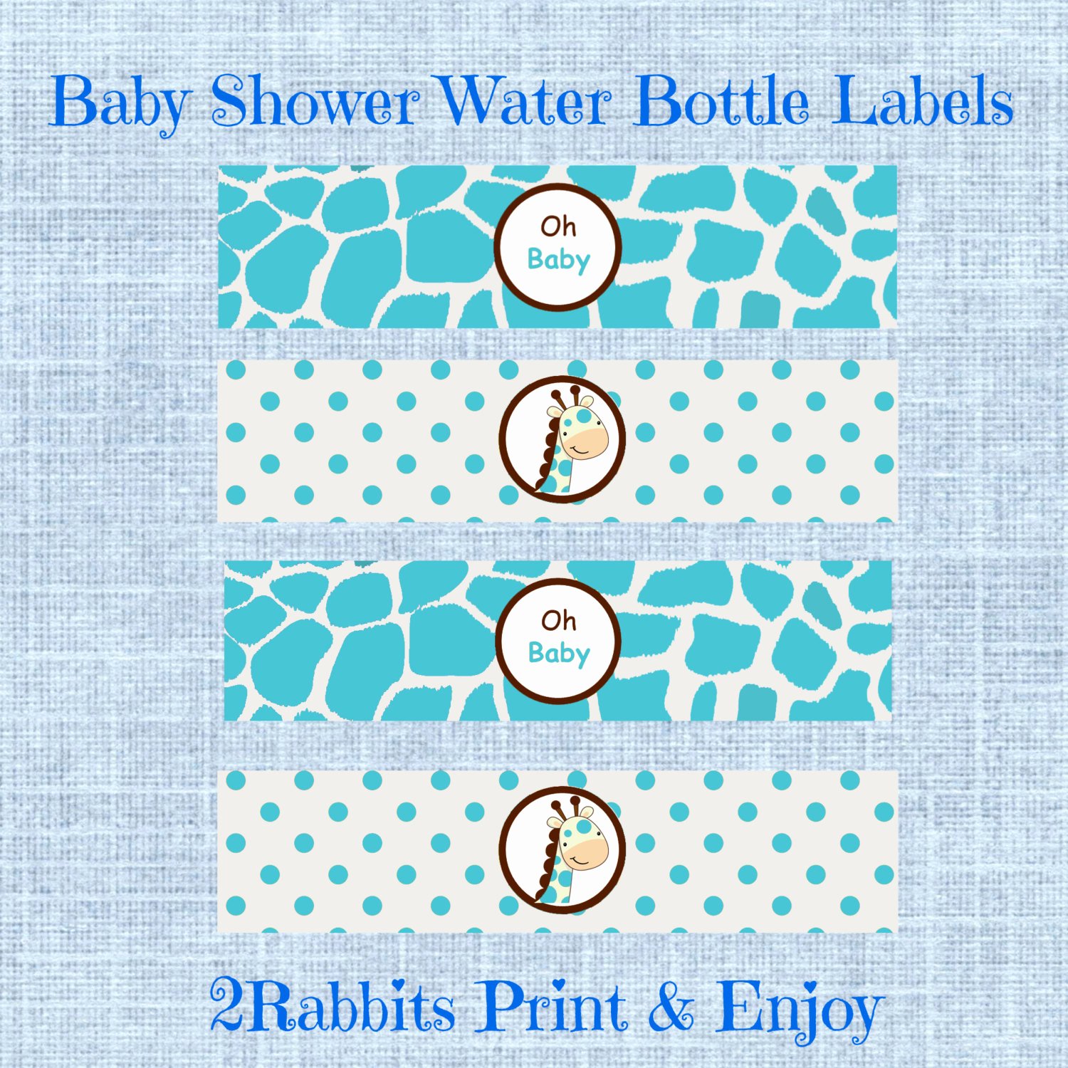 Free Printable Water Bottle Labels for Baby Shower Fresh Giraffe themed Baby Shower Water Bottle Labels Printable