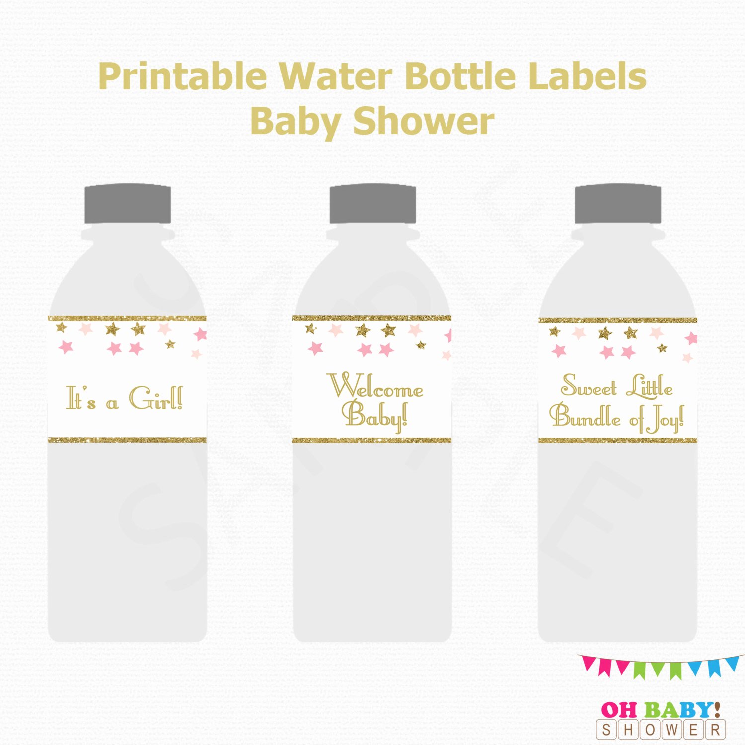 Free Printable Water Bottle Labels for Baby Shower New Printable Water Bottle Labels Baby Shower Twinkle Twinkle