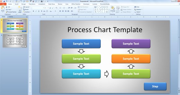 Free Process Map Template Lovely Free Simple Process Chart Template for Powerpoint